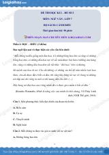 Đề thi học kì 2 Văn 7 Cánh diều - Đề số 3
